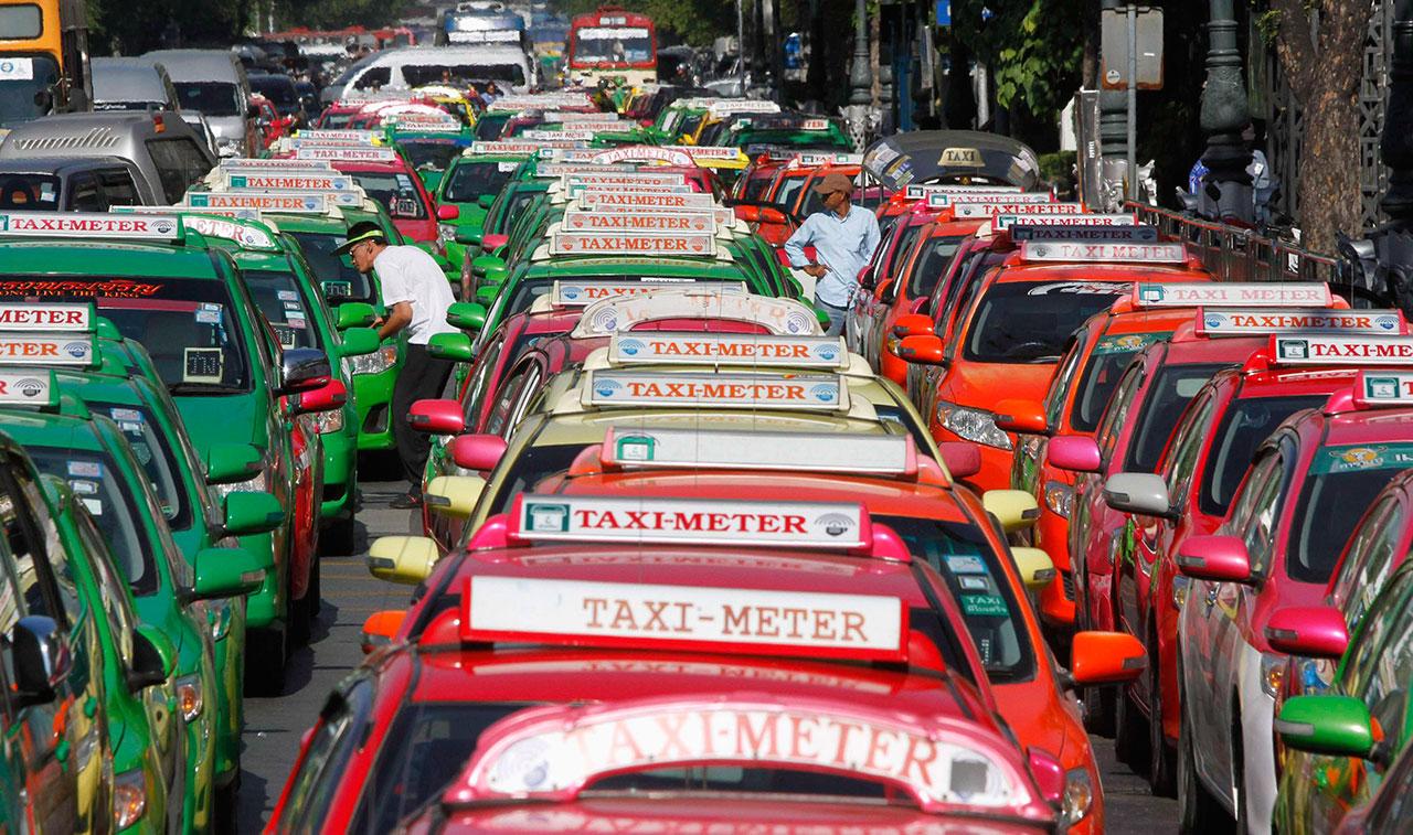 รถรับจ้างที่คิดอัตราค่าโดยสารตามราคามิเตอร์