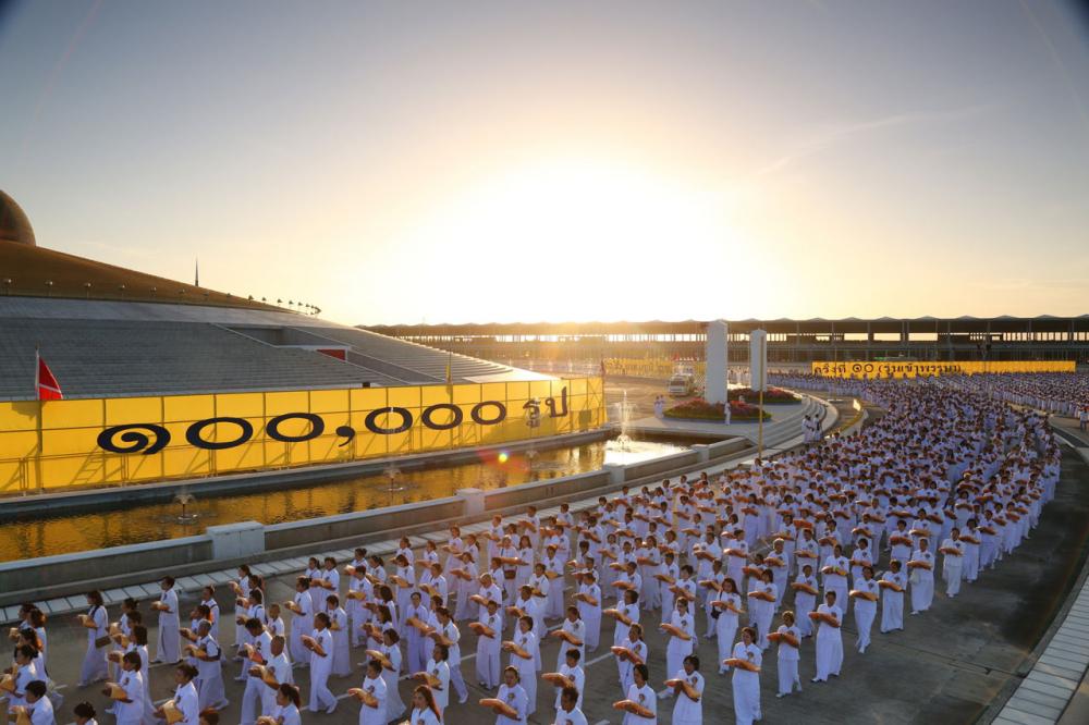 นาคธรรมทายาทในโครงการอุปสมบทหมู่ 1 แสนรูป