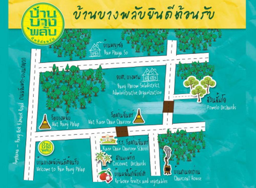แผนที่จักรยาน บ้านบางพลับ