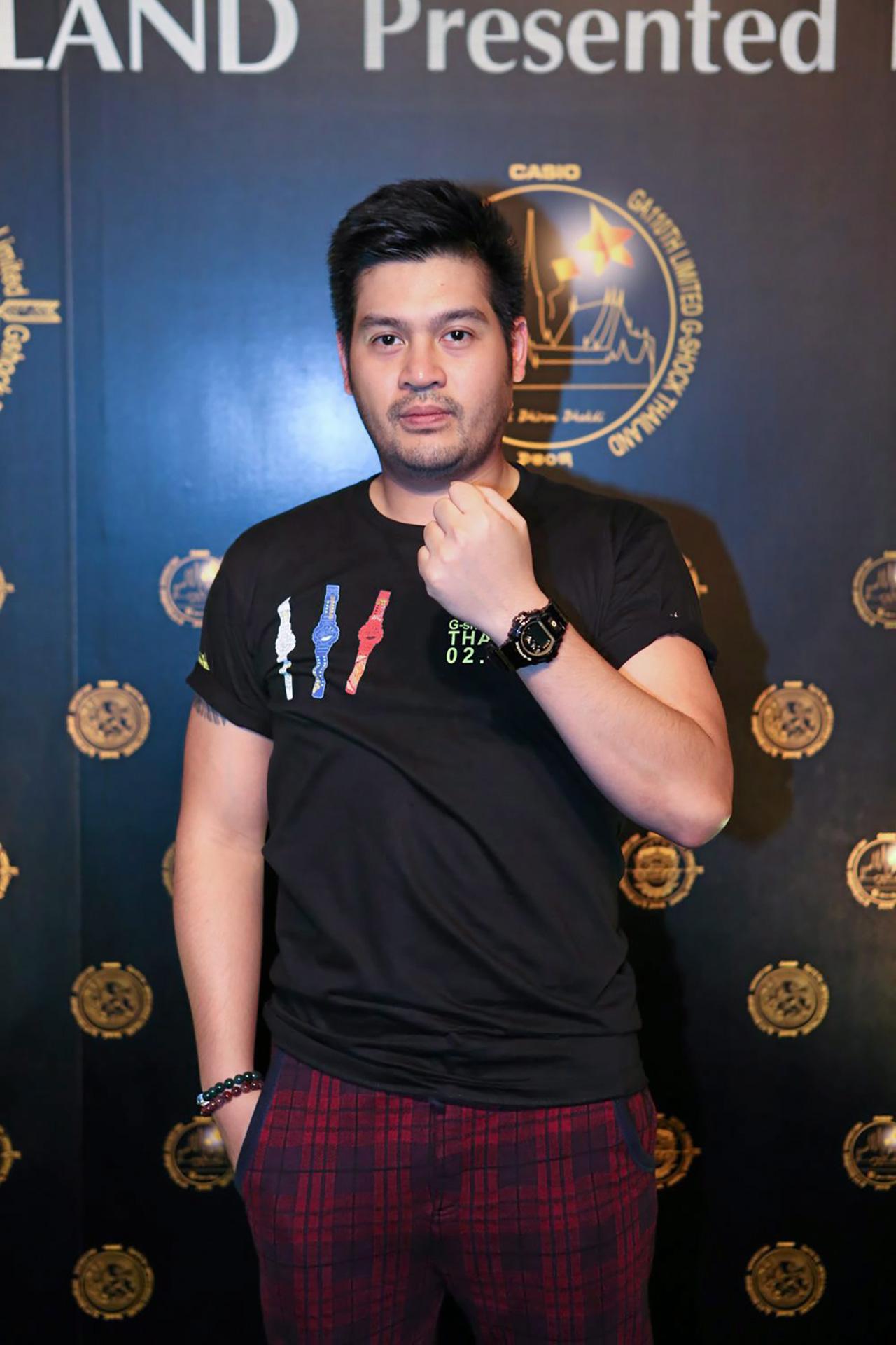 ต๊อด–ปิติ ภิรมย์ภักดี โชว์นาฬิกา G-Shock ที่ออกแบบโดยคนไทย.