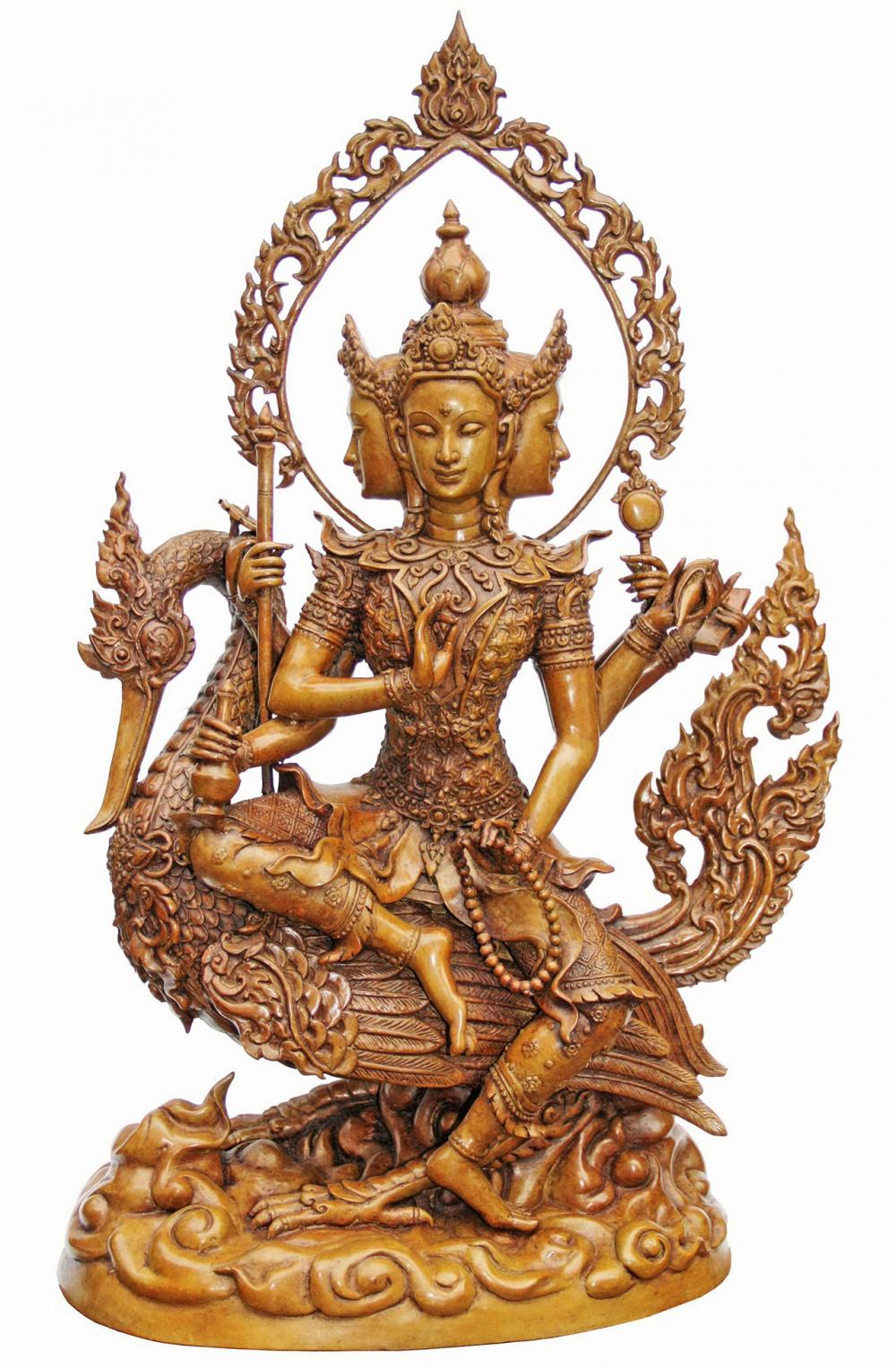 พระบูชา-เหรียญหล่อ พระพรหม รุ่น มหาสิทธิโชคโภคทรัพย์.