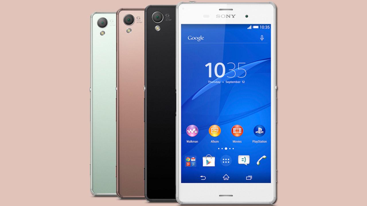 แท็บเล็ต Xperia Z3 Compact มีหลายสีให้เลือก