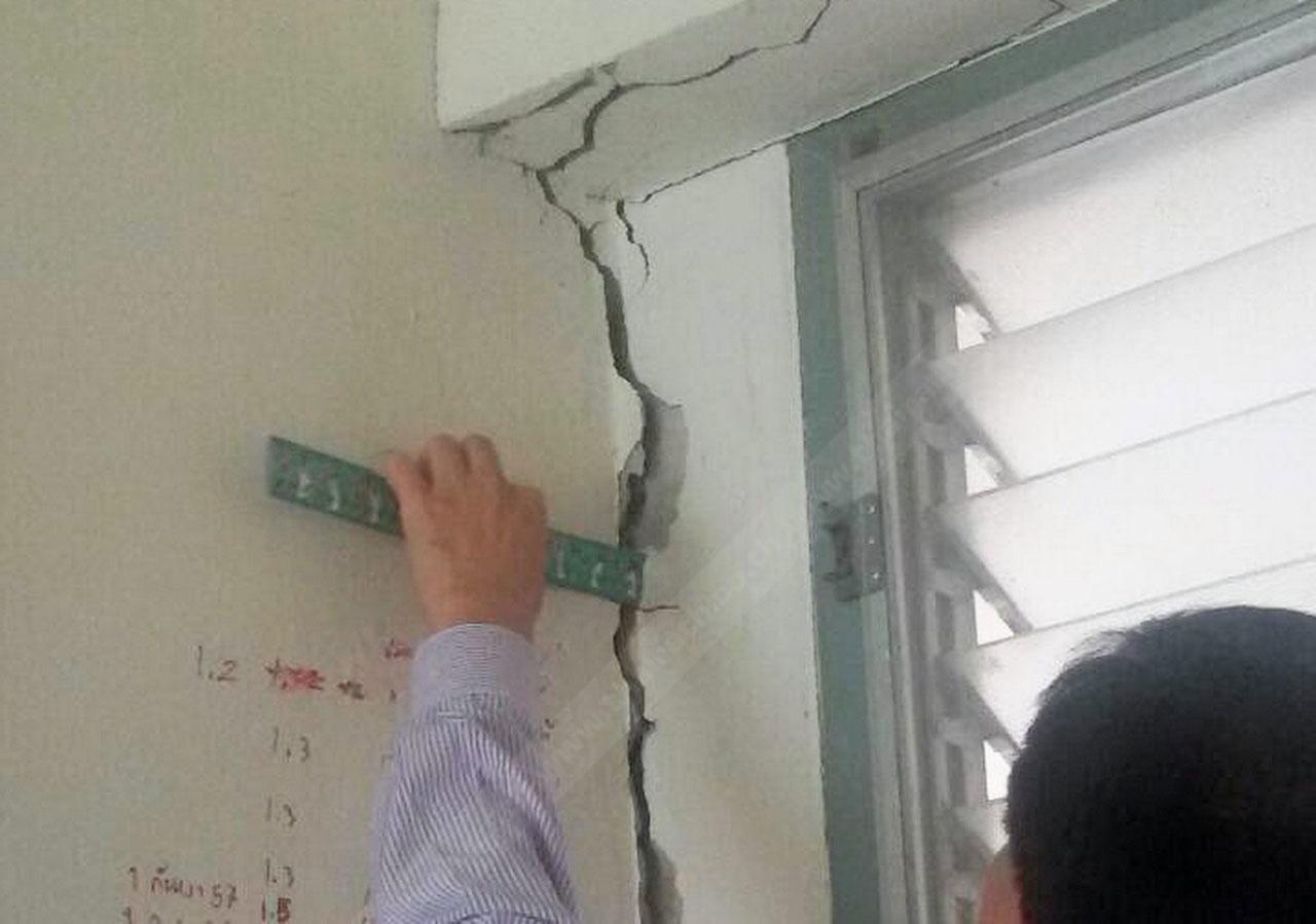 ส่งทีมวิศวกรดูหอผู้ป่วย รพ.เลาขวัญ