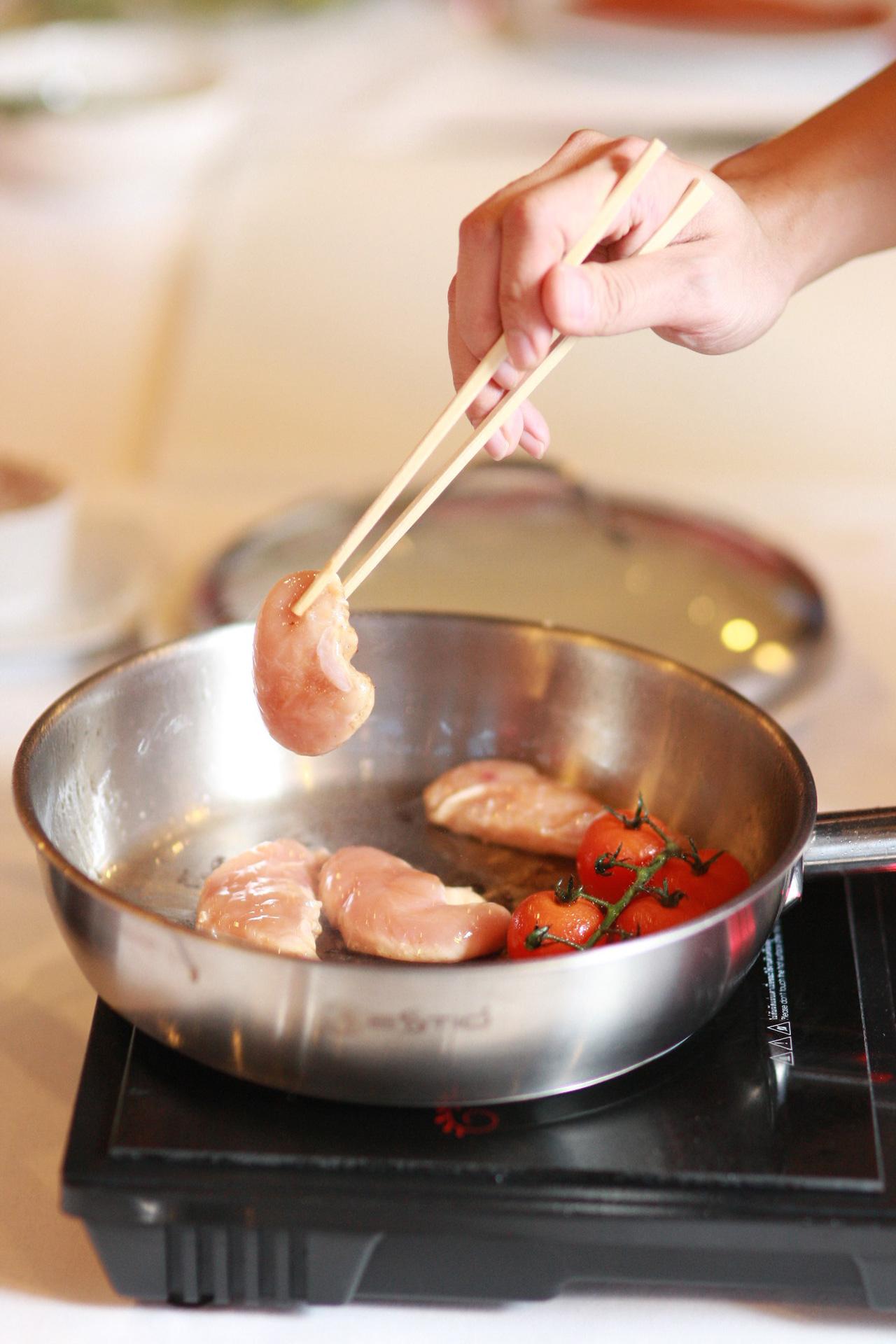 ขั้นตอนการย่างไก่