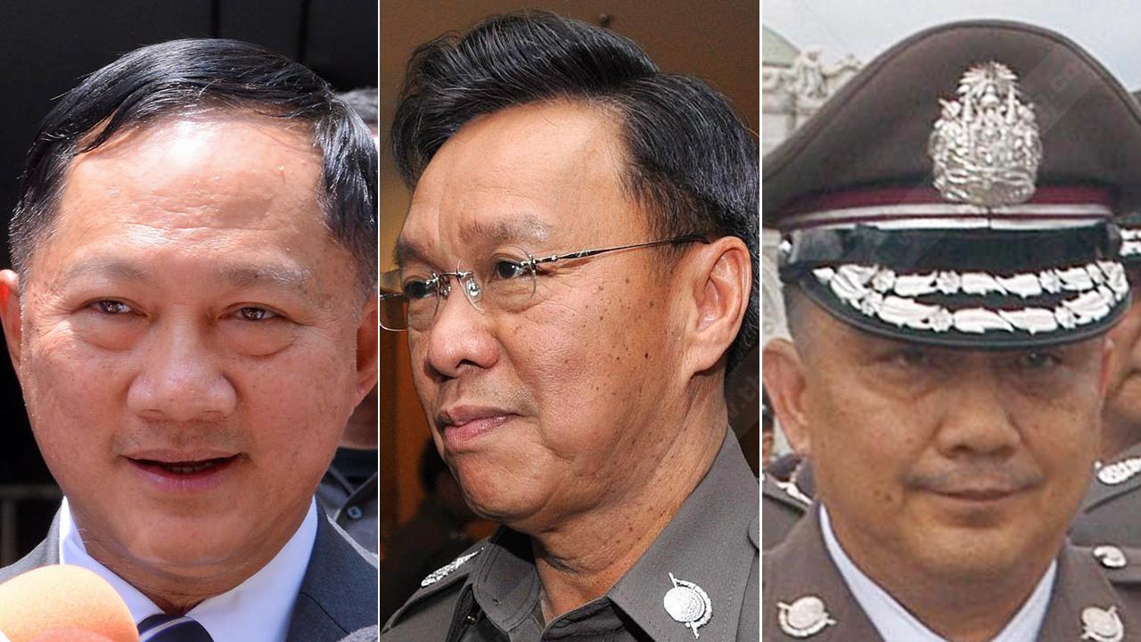 พล.ต.อ.อดุลย์ แสงสิงแก้ว - พล.ต.อ.พัชรวาท วงษ์สุวรรณ - พล.ต.ต.ศรีวราห์ รังสิพราหมณกุล