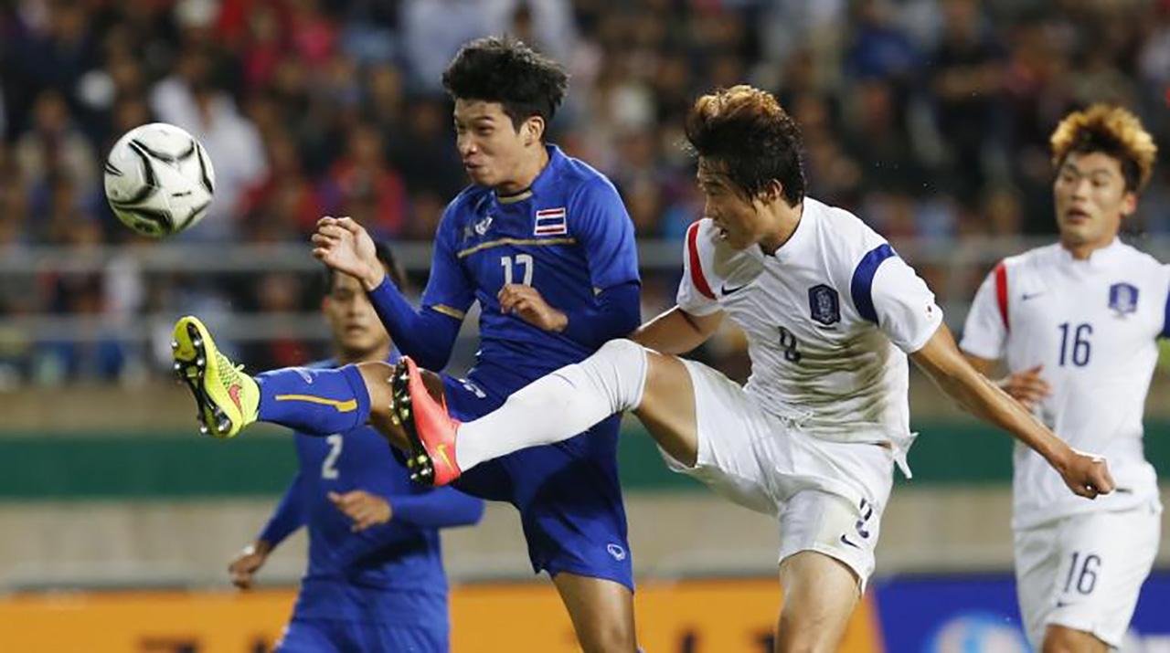 ทีมชาติไทย กับ เกาหลีใต้