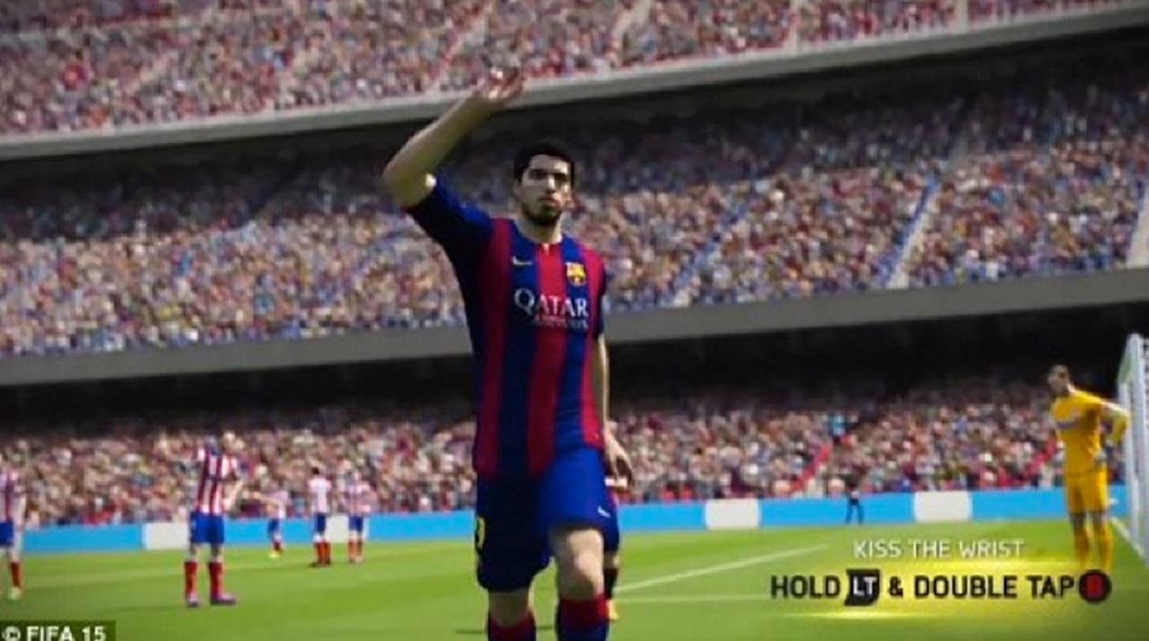 ในโหมด exhibition matches ยังสามารถใช้งาน Luis Suarez ได้