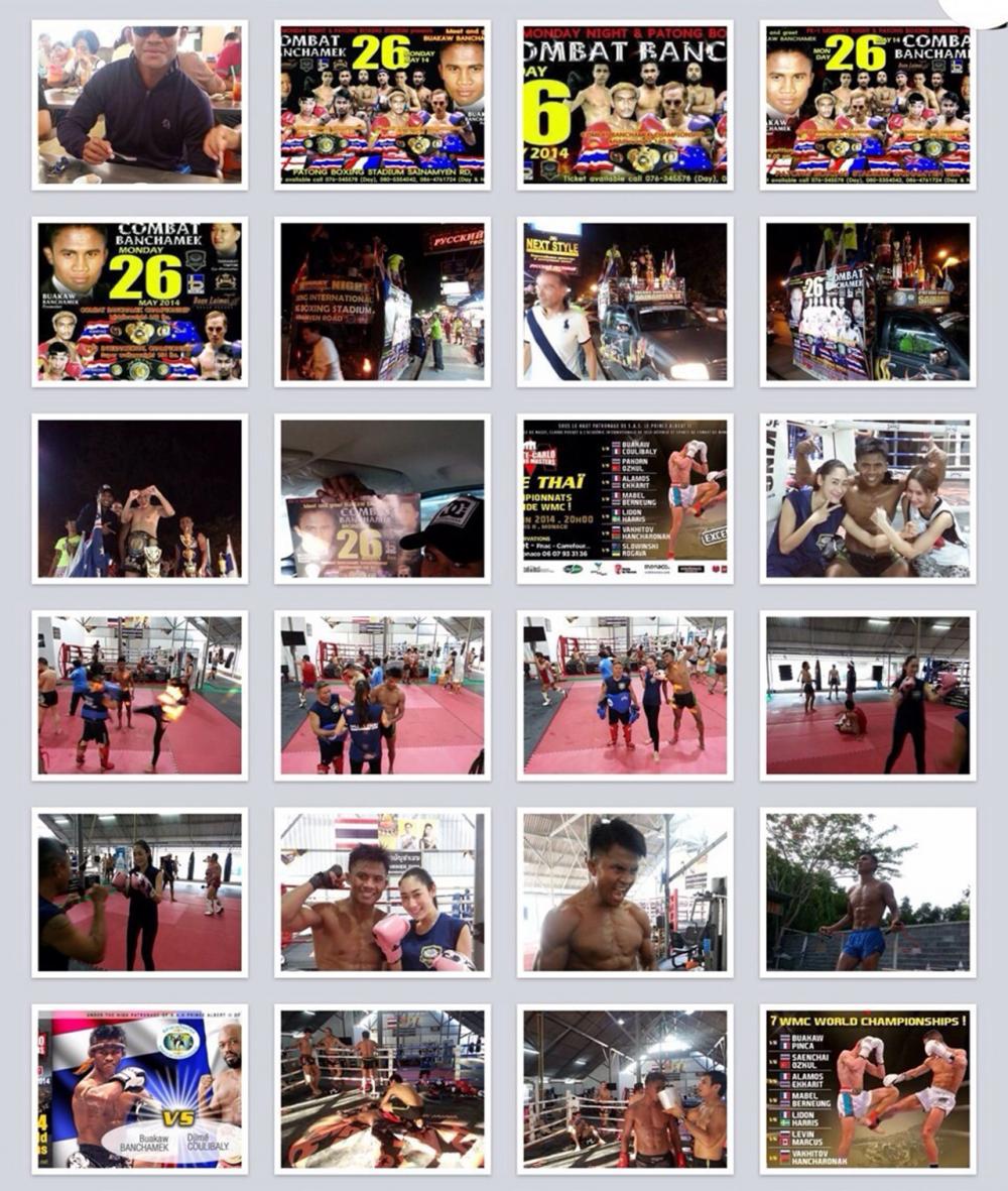 ภาพทั้งหมดจากเฟซบุ๊ก Banchamek Gym เพจอย่างเป็นทางการของ บัวขาว