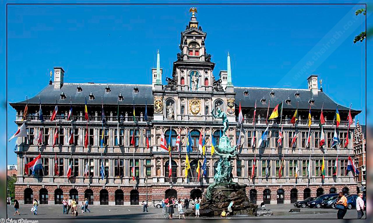Town Hall หรือศาลาว่าการเมืองแอนท์เวิร์ป.