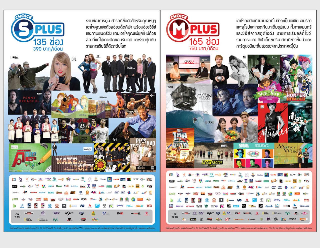 2 แพ็คเกจรายการ TOT iptv