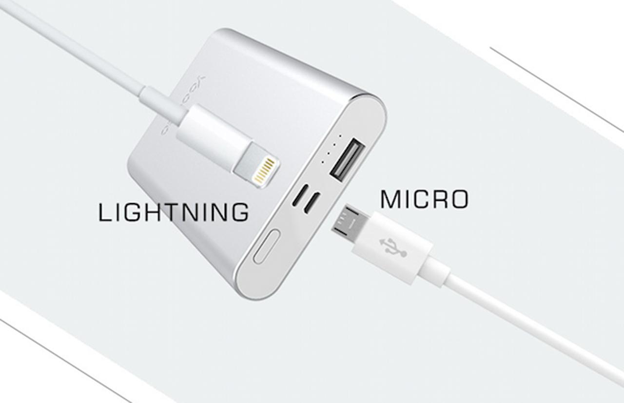 รองรับทั้งสายแบบ Lightning และ Micro USB