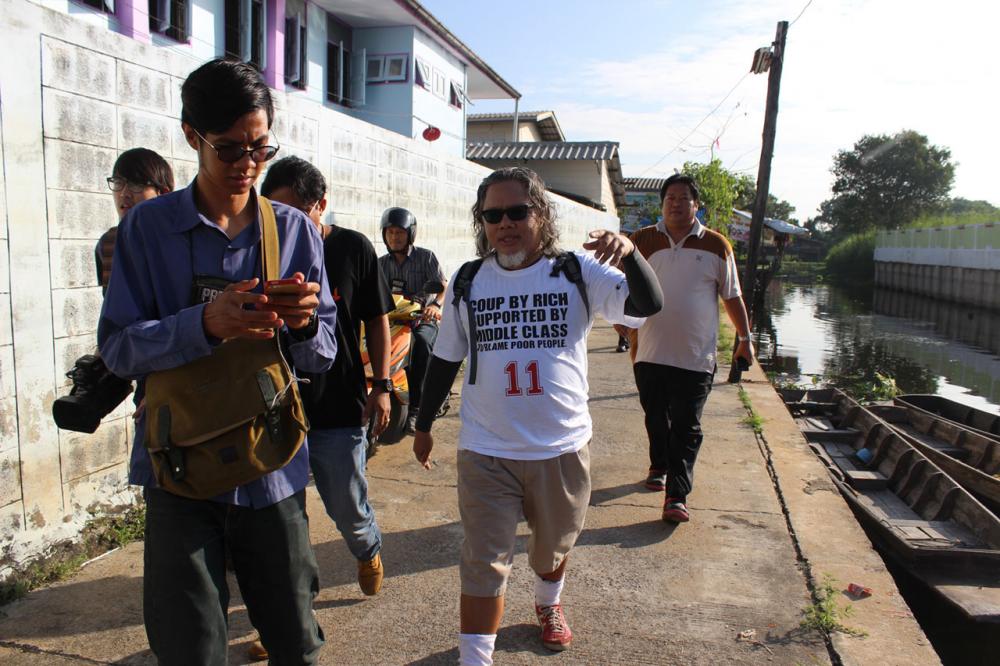 นายพันธ์ศักดิ์ ศรีเทพ บิดาของ นายสมาพันธ์ ศรีเทพ หรือ ‘น้องเฌอ’