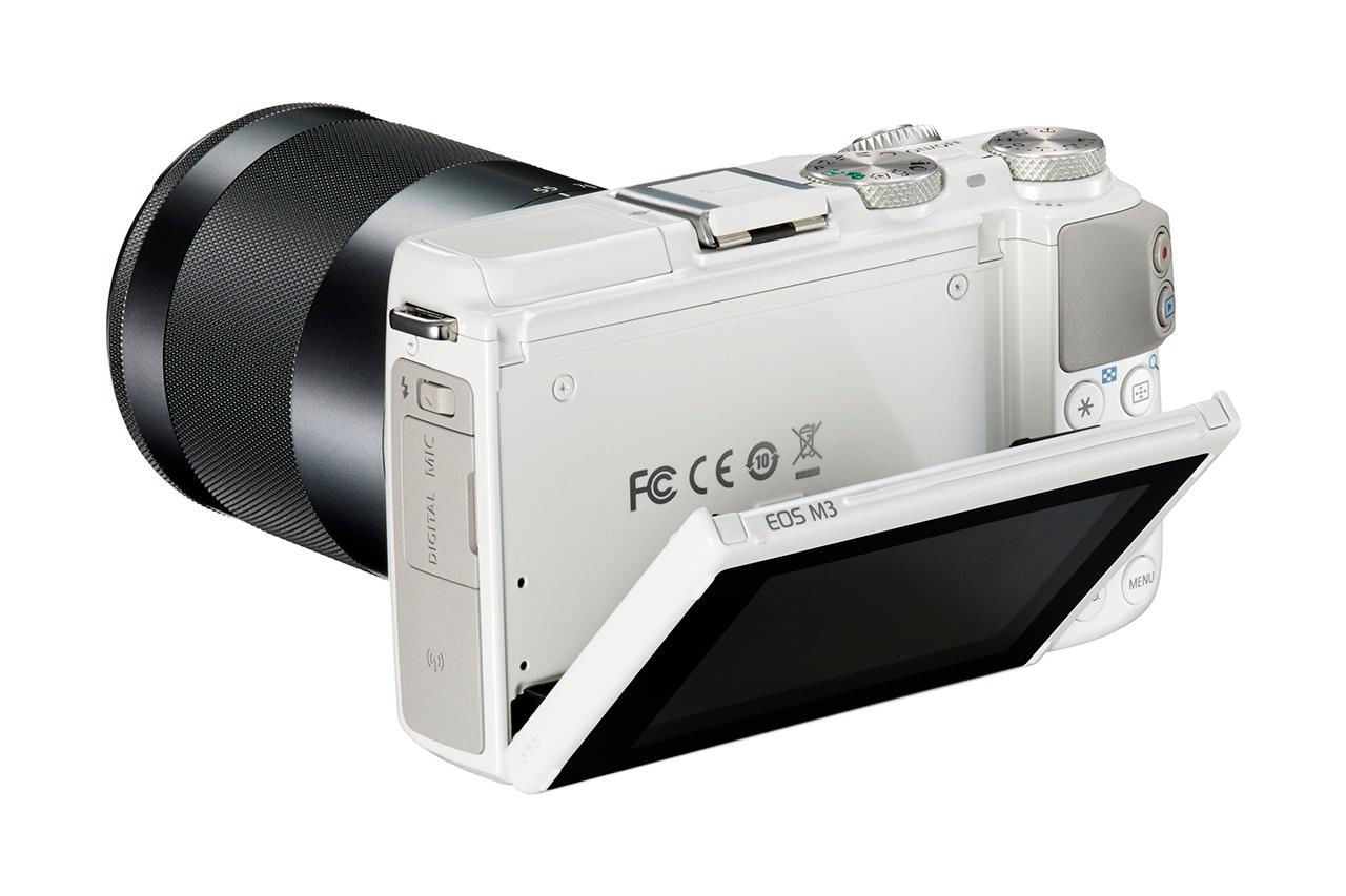 Canon EOS M3 ด้านหลัง