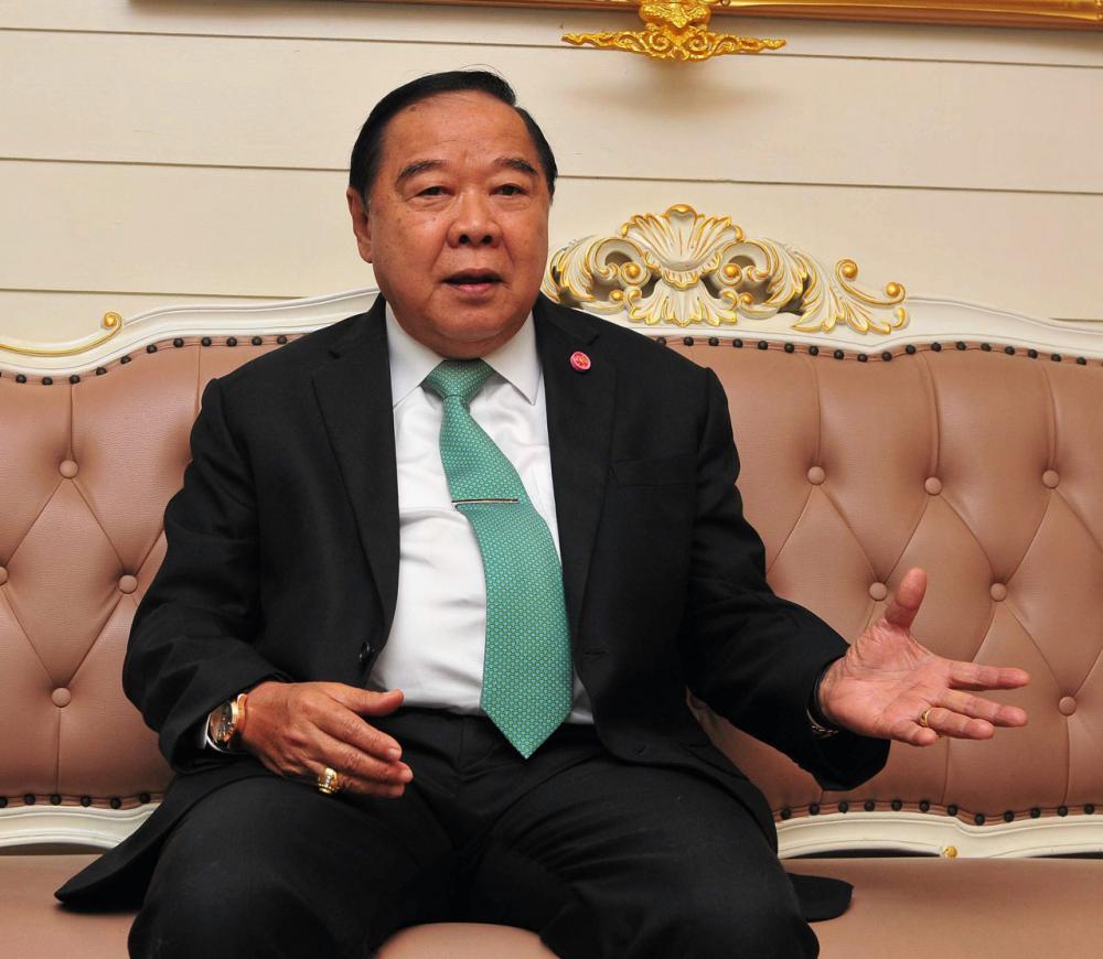 พล.อ.ประวิตร วงษ์สุวรรณ รองนายกรัฐมนตรีและรัฐมนตรีว่าการกระทรวงกลาโหม