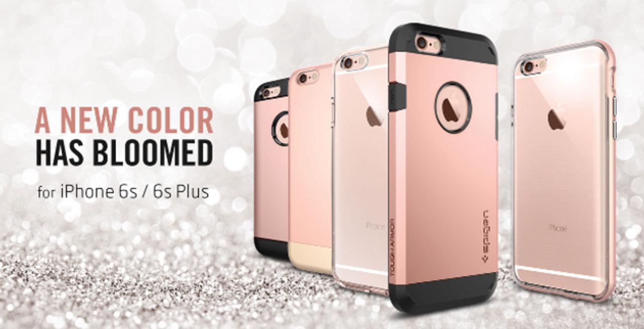 เคสสีทองกุหลาบของ Spigen ที่หลุดออกมาก่อนหน้านี้ เหมือนเป็นการยืนยันว่าไอโฟนรุ่นล่าสุดจะมีสีดังกล่าว