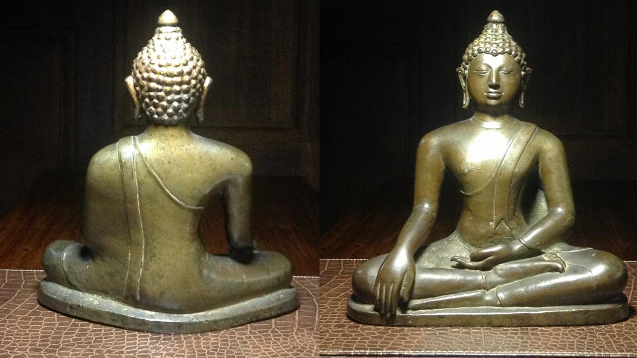 พระพุทธรูปบูชาสุโขทัย ตะกวน ของ พรรค คูวิบูลย์ศิลป์.
