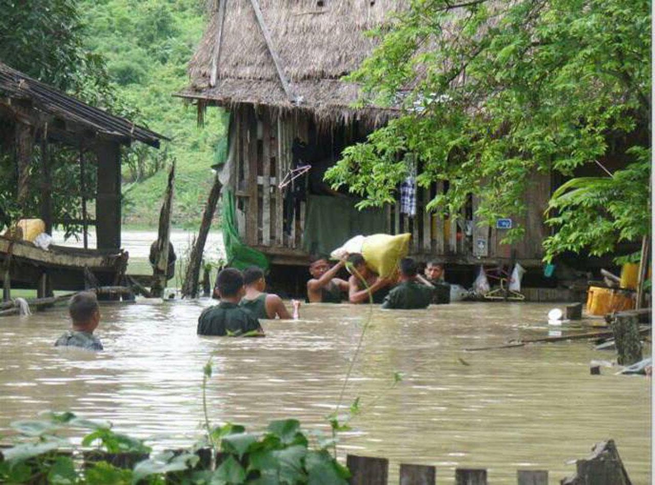 น้ำท่วมสูง