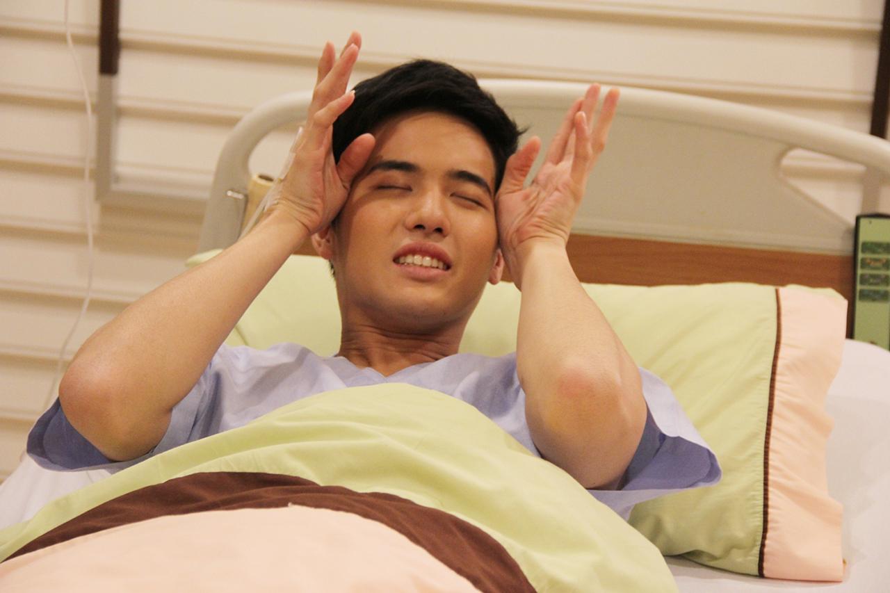 เข้าฉากป่วยแต่ก็ยังทะเล้น