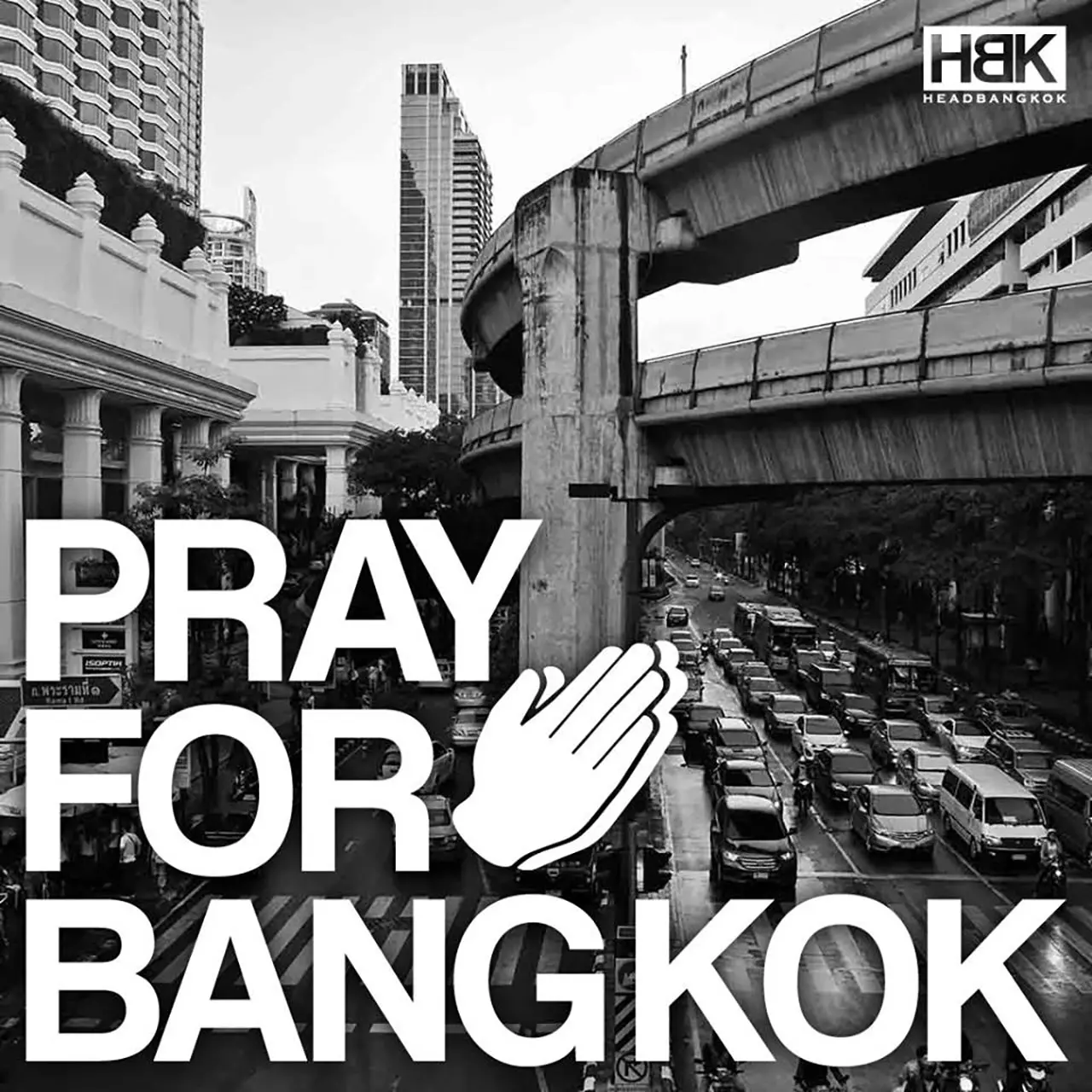 เซฟแล้วแชร์! รวมภาพการ์ตูนมอบกำลังใจ ‘Pray for bangkok’ ลดความรุนแรง