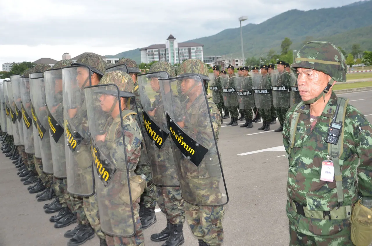 เชียงใหม่ นำทหาร-ตร. ซ้อมเตรียมความพร้อม รับ ครม.สัญจร