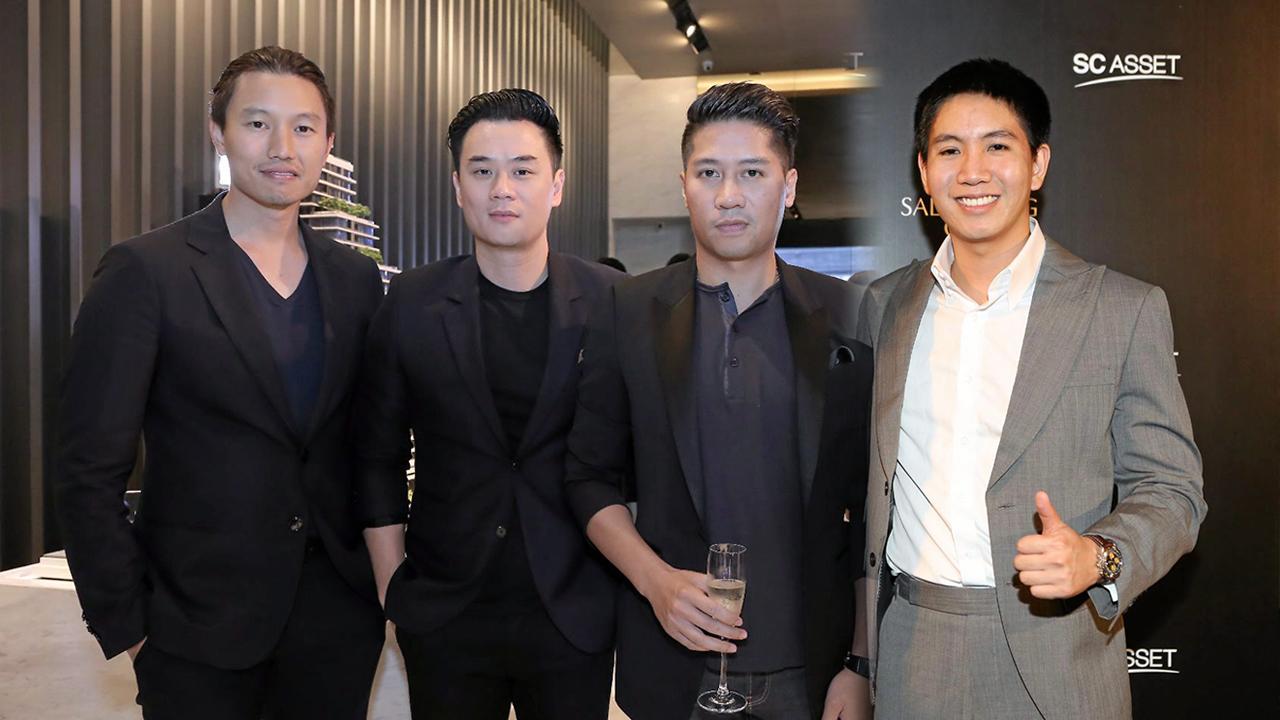 ก๊วนหนุ่มหล่อกระเป๋าหนัก...เฉลิมชัย มหากิจศิริ, วิศรุต รังษีสิงห์พิพัฒน์, ภูริต ภิรมย์ภักดี และณดล ชัยปาณี.