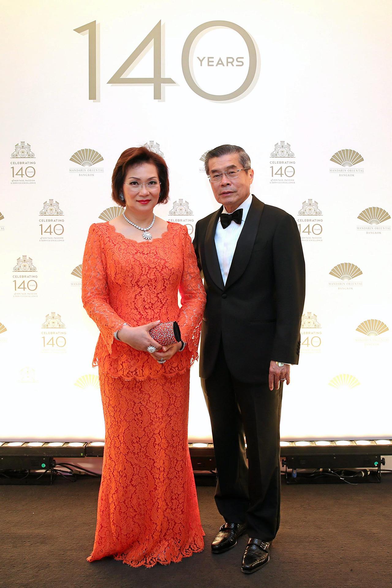 คุณหญิงปัทมา–สมศักดิ์ ลีสวัสดิ์ตระกูล.