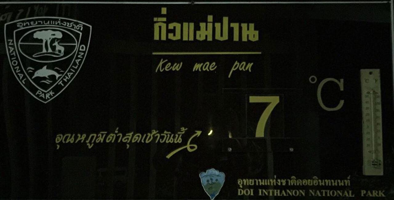 กิ่วแม่ปานวันนี้ 7 องศาฯ