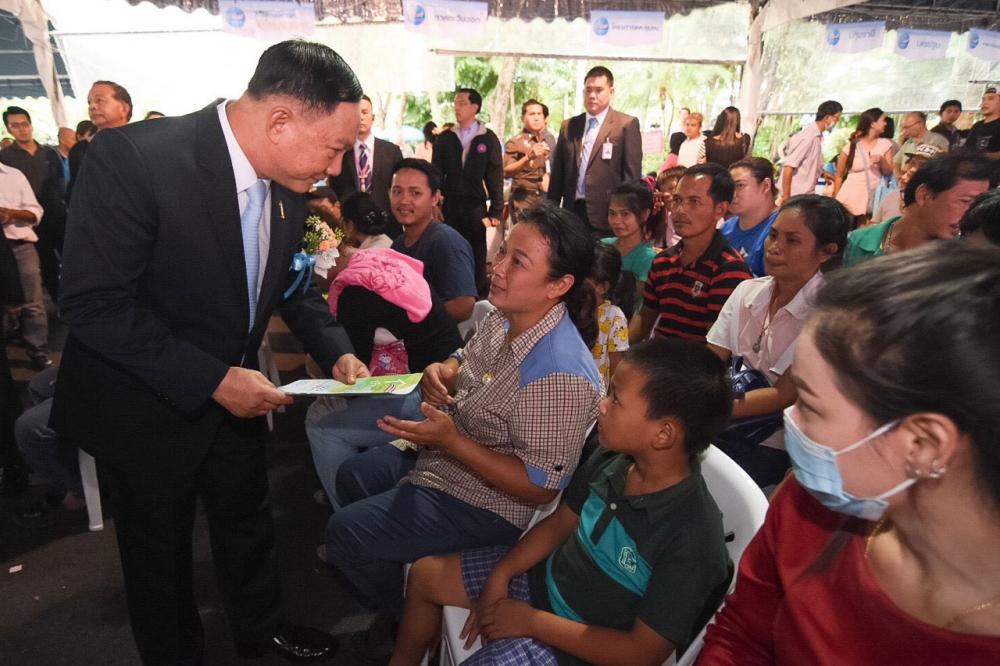 พล.ต.อ.อดุลย์ แสงสิงแก้ว รมว.พม. เดินทางมาเป็นประธานพิธีเปิดงาน