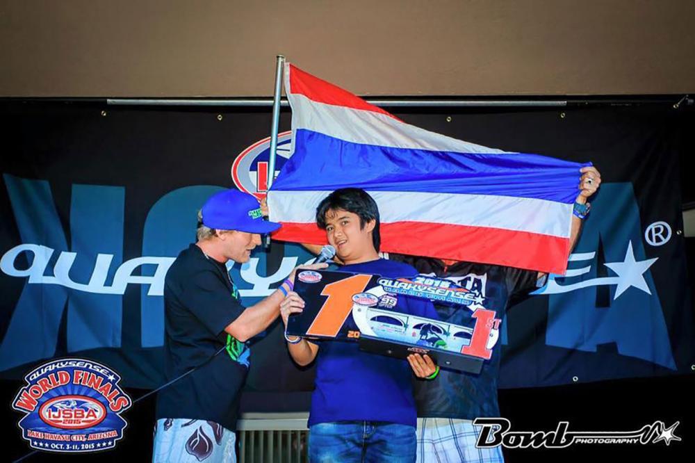 ภาพเมื่อครั้งได้แชมป์เจ็ตสกีเยาวชนแชมป์โลกปี 2015