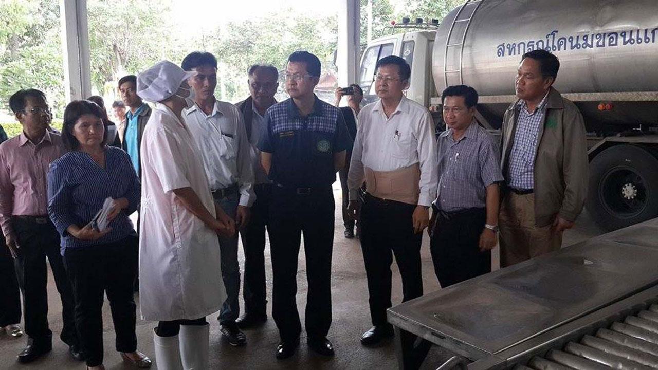 ปลัดกระทรวงเกษตรฯ นำคณะ ลงตรวจสหกรณ์โคนมขอนแก่น