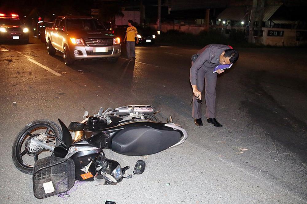 จุดเกิดเหตุอยู่บนถนนสุขุมวิท ขาเข้าสัตหีบ ปากซอยสุขุมวิท 51