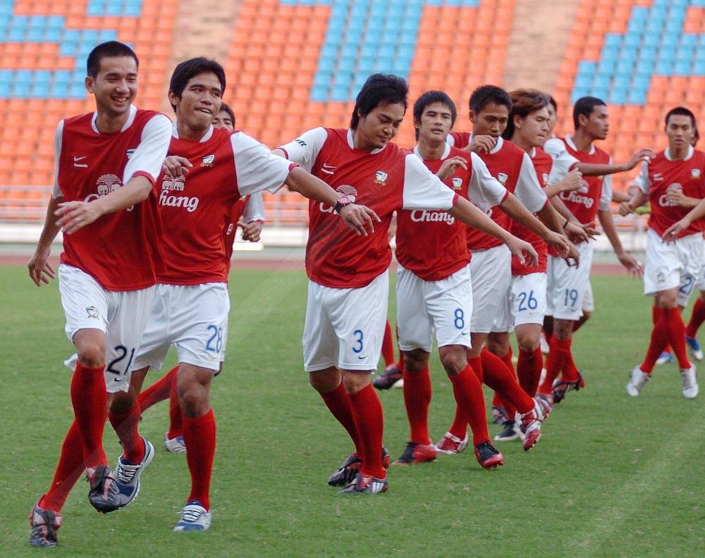 ขณะกำลังฝึกซ้อมเพื่อเตรียมทีมให้พร้อมที่สุด