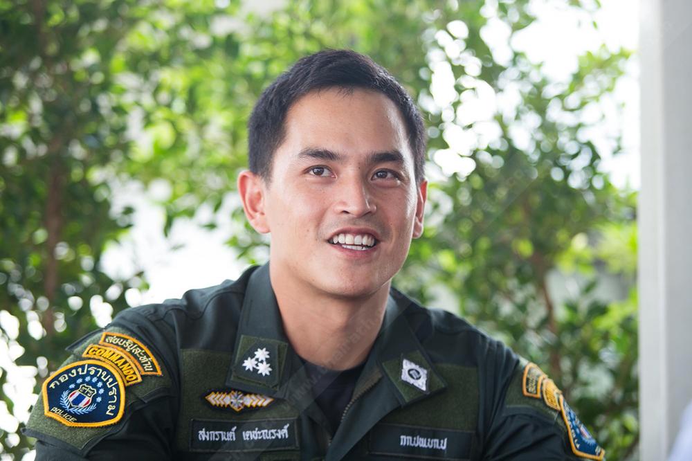 ร.ต.อ.สงกรานต์ น้องใหม่ในทีมคอมมานโดที่เพิ่งเข้ามาอยู่ได้เกือบปี