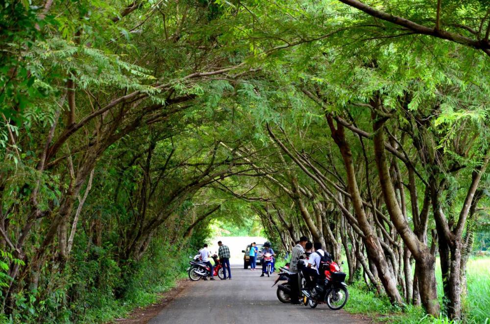 บรรยากาศร่มรื่น น่าลงไปเดินเล่น พักผ่อนหย่อนใจ ที่ อุบลราชธานี