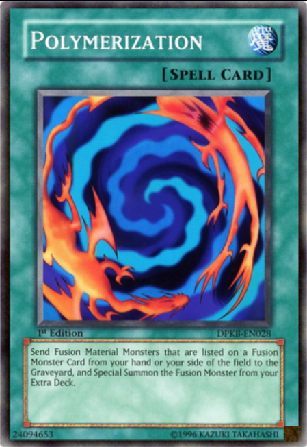 การ์ดเวทย์มนต์ฟิวชั่น “Polymerization” ใช้รวมร่าง