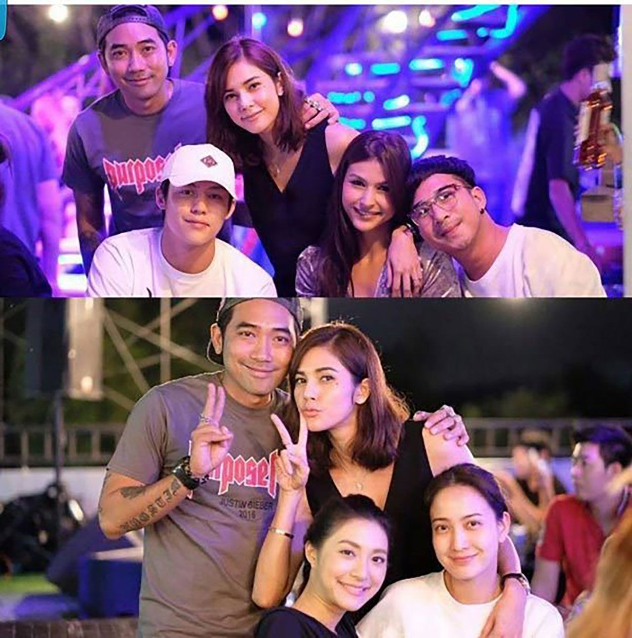 ก๊วนดาราดังพร้อมหน้า ในวันเกิดเหตุ