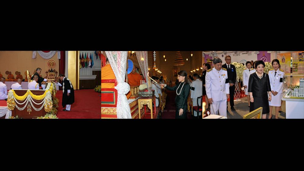 (ซ้าย)สมเด็จพระบรมโอรสาธิราชฯ สยามมกุฎราชกุมาร เสด็จฯพระราชทานปริญญาบัตรแก่ผู้สำเร็จการศึกษาจาก มหาวิทยาลัยธรรมศาสตร์ ประจำปี 2558 ในการนี้ อาสา สารสิน เข้ารับพระราชทานรัฐศาสตรดุษฎีบัณฑิตกิตติมศักดิ์ ณ มหาวิทยาลัยธรรมศาสตร์ เมื่อวันที่ 12 พฤศจิกายน.(กลาง)ทูลกระหม่อมหญิงอุบลรัตนราชกัญญา สิริวัฒนาพรรณวดี เสด็จพร้อมพระบรมวงศานุวงศ์ ไปในการพระพิธีธรรมสวดพระอภิธรรมพระบรมศพ พระบาทสมเด็จพระปรมินทรมหาภูมิพลอดุลยเดช ณ พระที่นั่งดุสิตมหาปราสาท ในพระบรมมหาราชวัง เมื่อวันที่ 12 พฤศจิกายน.(ขวา)พระเจ้าวรวงศ์เธอ พระองค์เจ้าโสมสวลี พระวรราชาทินัดดามาตุ เสด็จไปทรงเปิดนิทรรศการทันตสุขภาพ เพื่อฟันที่คุณรัก ณ ศูนย์การค้าเซ็นทรัลพลาซา ปิ่นเกล้า เมื่อวันที่ 12 พฤศจิกายน.