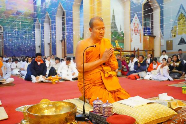 พระธรรมโพธิวงศ์ (วีรยุทฺโธ) หัวหน้าพระธรรมทูตไทยสายอินเดีย-เนปาล.
