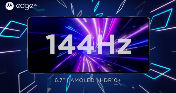 Motorola Edge 20 Pro รองรับรีเฟรชเรต 144Hz