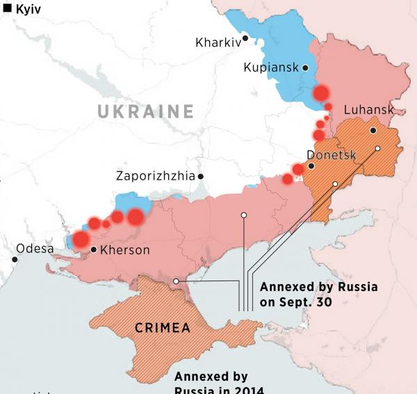 รัสเซียถอนทัพจากเมืองเคอร์ซอน อาจเป็นจุดเปลี่ยนสงครามยูเครน