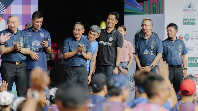 ยามาฮ่าร่วมปล่อยตัวไนท์รันที่เดียวในโลก ระดับเหรียญทอง “บุรีรัมย์มาราธอน 2025” 