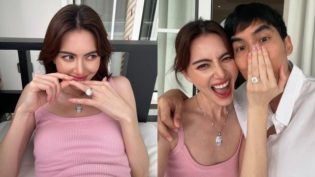 ใหม่ ดาวิกา จู่ๆ ก็ถนัดมือซ้ายขึ้นมา หลังถูก เต๋อ คุกเข่าสวมแหวน จะหยิบจับอะไร ซ้ายนำไปโม้ด