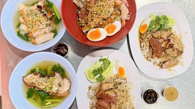 "หมูแดง หมูกรอบ นายแมน" ความอร่อยระดับตำนานที่ "ตลาดมารวย"