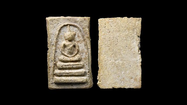 พระสมเด็จบางขุนพรหม พิมพ์อกครุฑ เนื้อจัด ครบสูตรระดับพระ "องค์ครู"