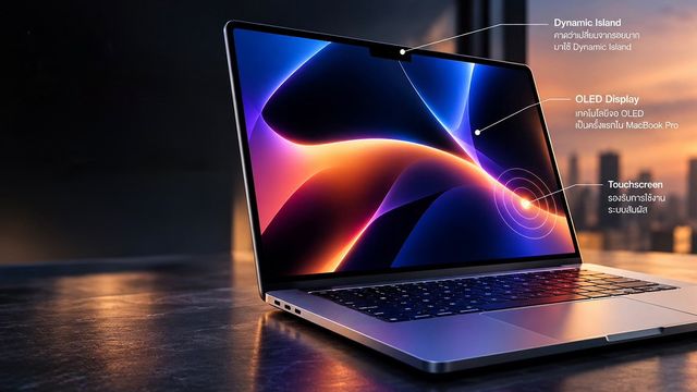 ลุ้นเปลี่ยนโฉม MacBook Pro จอ OLED สัมผัส จับตากองทัพสินค้าใหม่ของแอปเปิลช่วงปลายปี