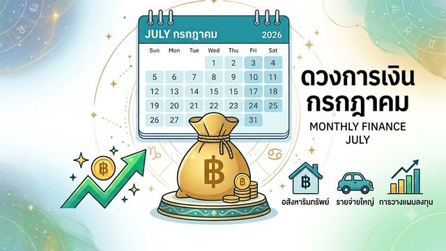 ​ส่องดวงการเงินเดือนกรกฎาคม เช็กครบ 7 วันเกิด ใครมีเกณฑ์รับทรัพย์-ใครรายจ่ายจ่อคิว