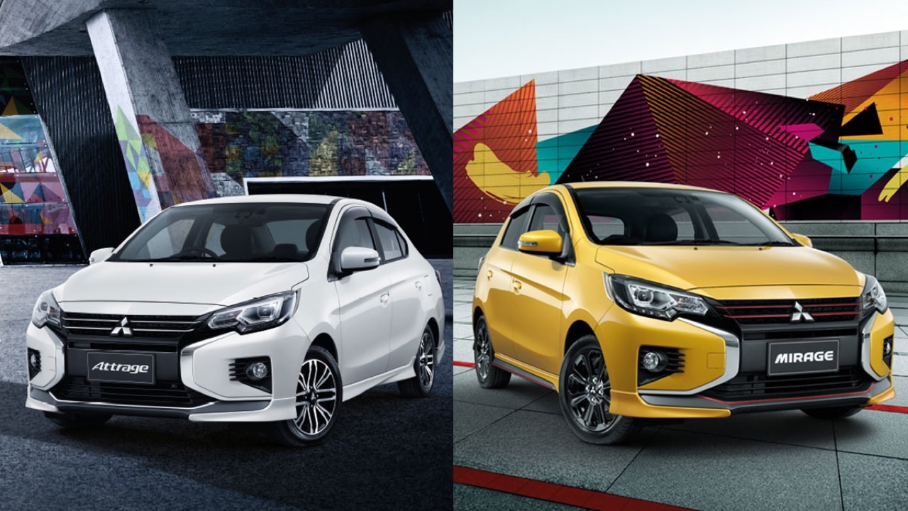 พี่น้องสองแสบ Mitsubishi เปิดตัวอีโคคาร์ราคาประหยัด Attrage และ Mirage 2020