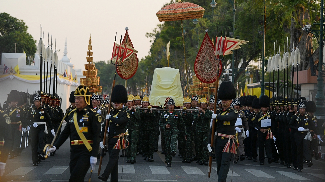 ประมวลภาพ ขบวนเรือพระราชพิธี ริ้วขบวนราบใหญ่ ในพระราชพิธีบรมราชาภิเษก 2562