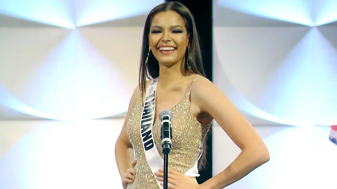สวยฟาดจักรวาล! ฟ้าใส ปวีณสุดา จัดเต็มพรีลิม Miss Universe เดินสับสุดมั่นใจ