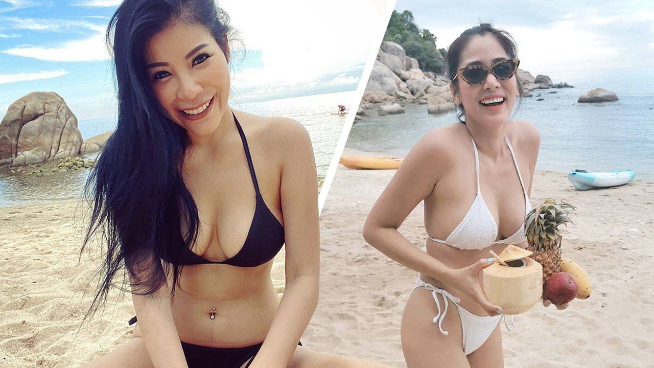 โอ้นั่นบักแตงโม แหวนแหวน-แพง ภิชาภัช โชว์แซ่บบิกินี สวยเซ็กซี่ทั้งคู่